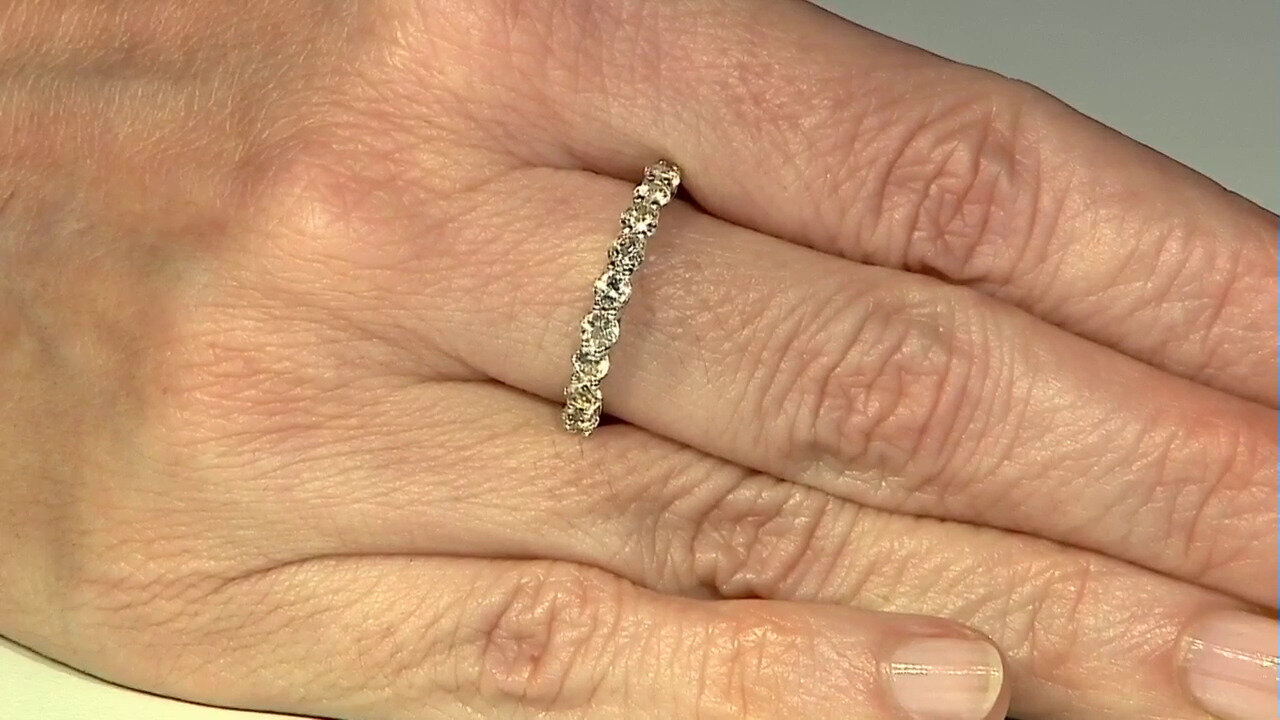 Video Bague en argent et Morganite