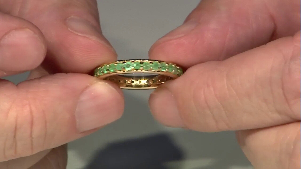 Video Bague en argent et Emeraude de Socoto