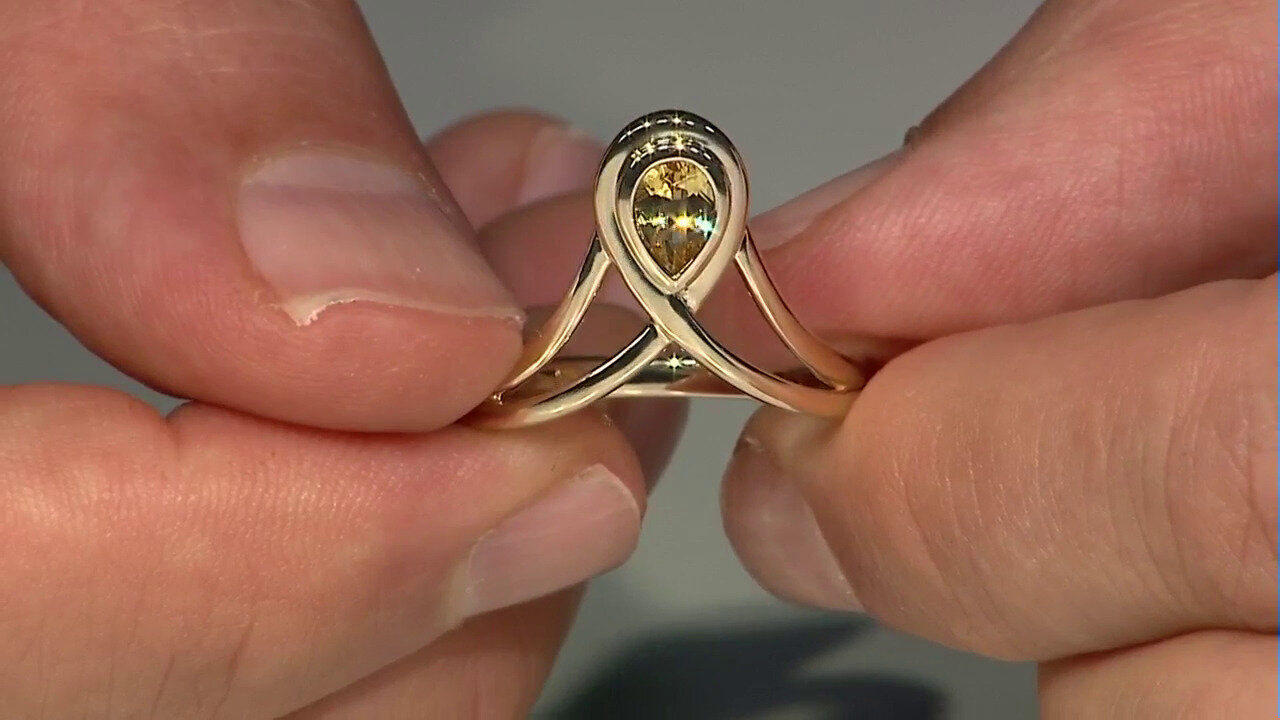 Video Gouden ring met een Australische gouden beril