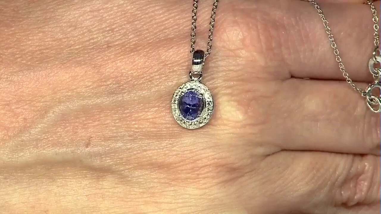 Video Tanzanite Silver Necklace