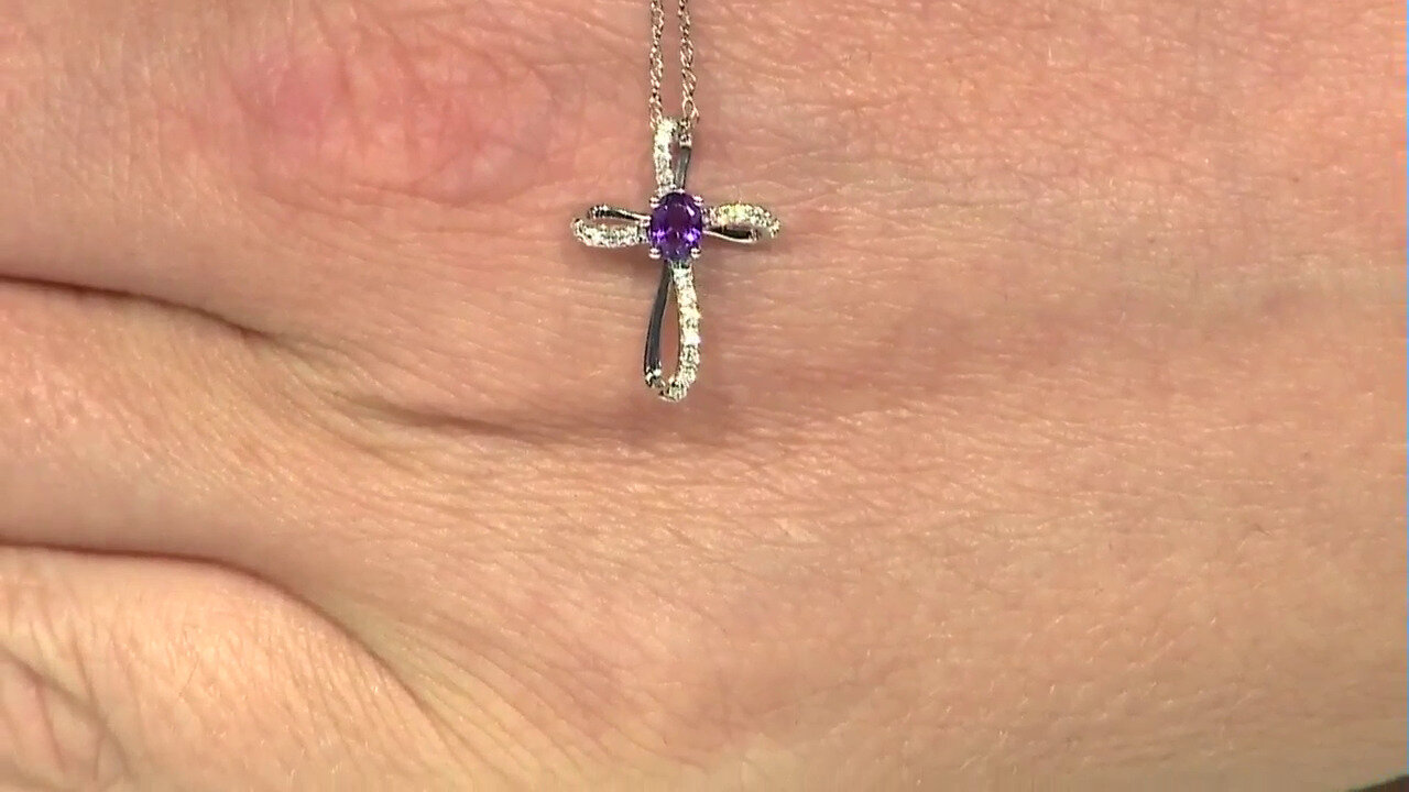 Video 10K Amethyst Gold Necklace