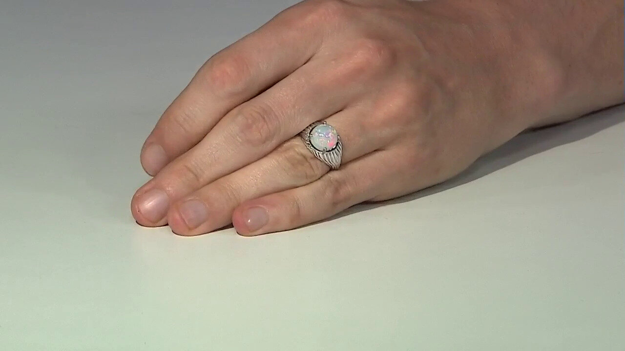 Video Welo Opal Silver Ring