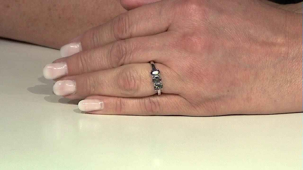 Video Bague en argent et Quartz mystique