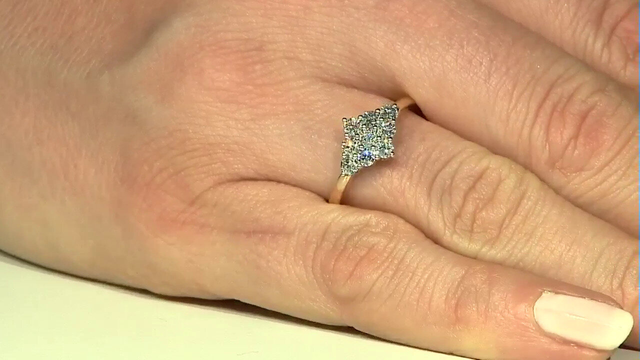 Video 18K VS2 (G) Canadian Diamond Gold Ring