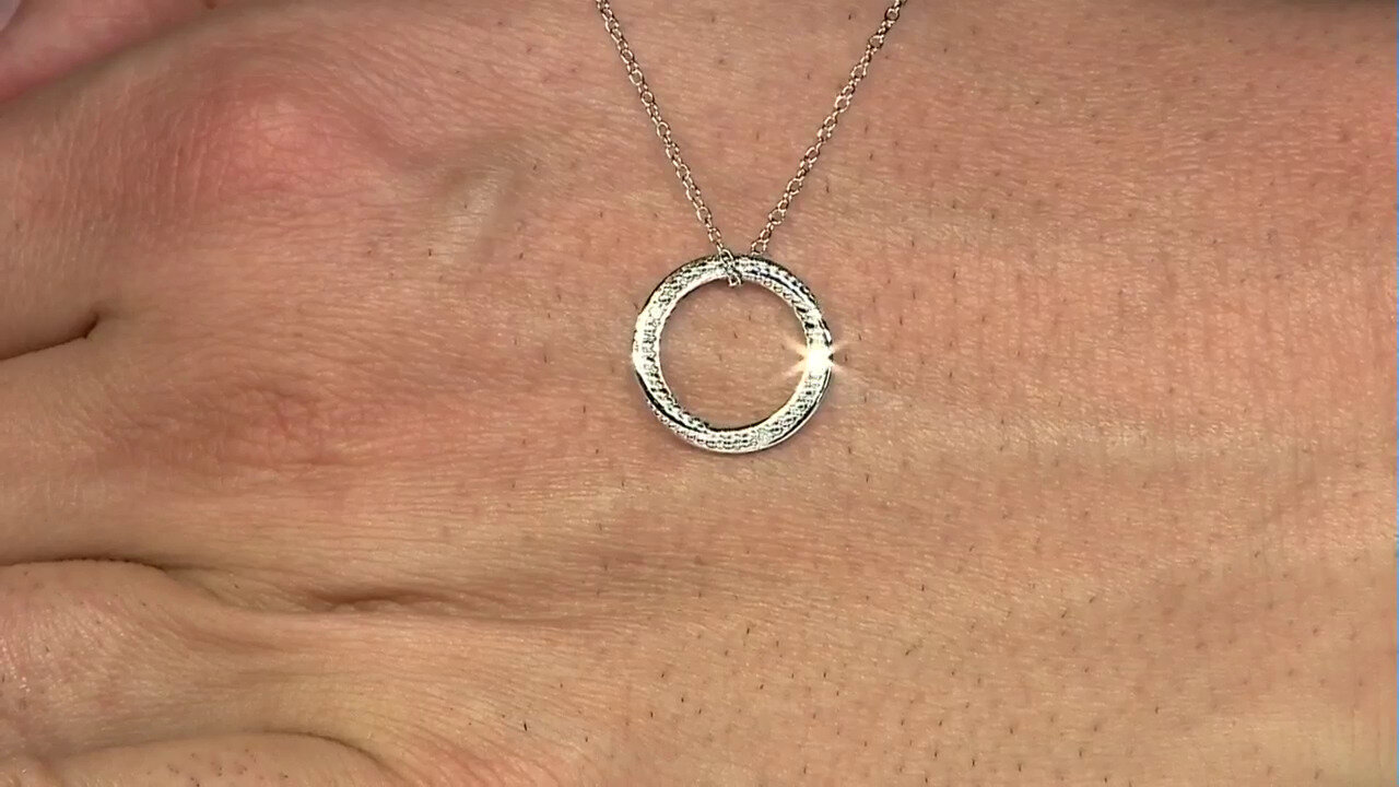 Video I3 (I) Diamond Silver Necklace