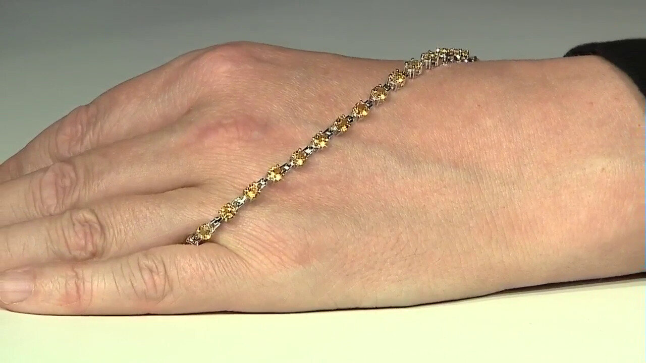 Video Citrine Silver Bracelet