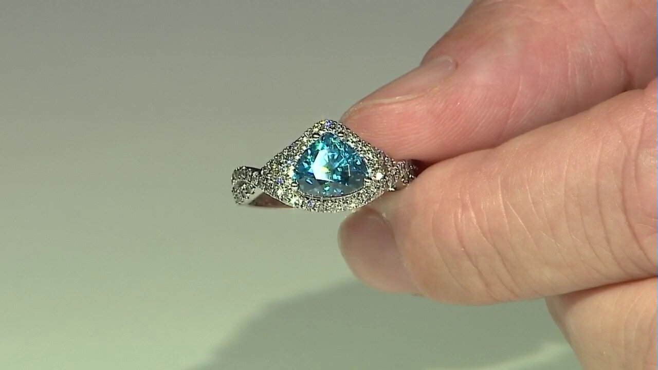 Video 14K Ratanakiri Zircon Gold Ring (CIRARI)