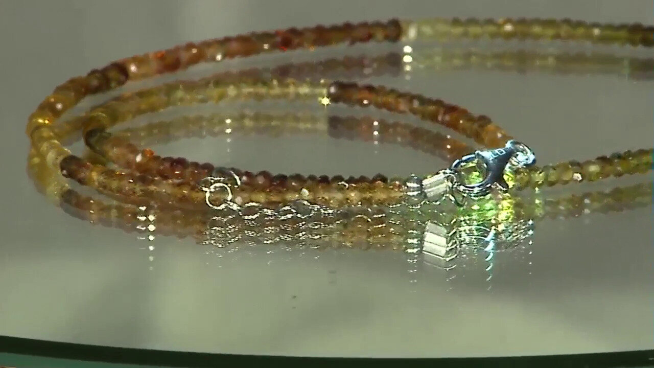 Video Fancy Tourmaline Silver Necklace