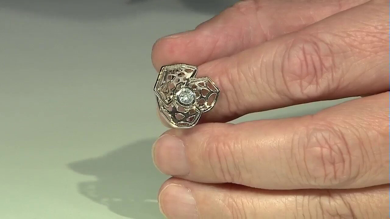 Video Zircon Silver Ring (MONOSONO COLLECTION)