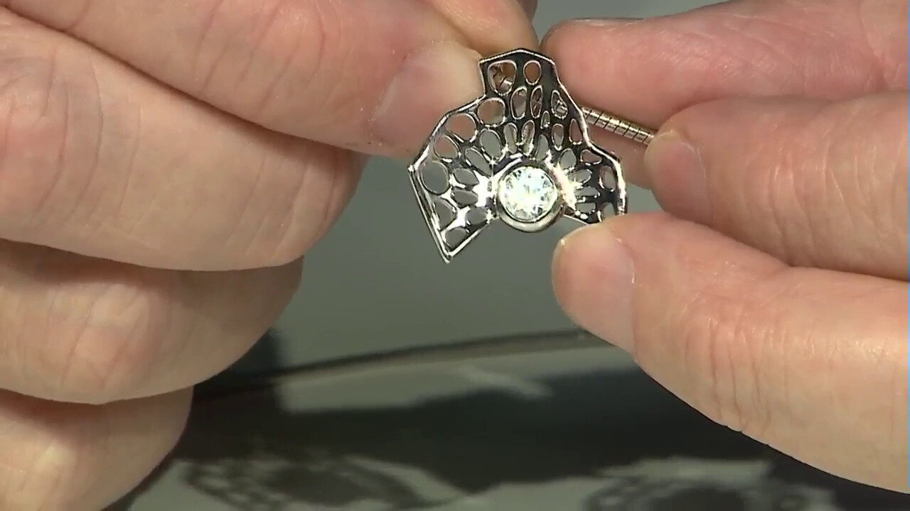 Video Zircon Silver Pendant (MONOSONO COLLECTION)