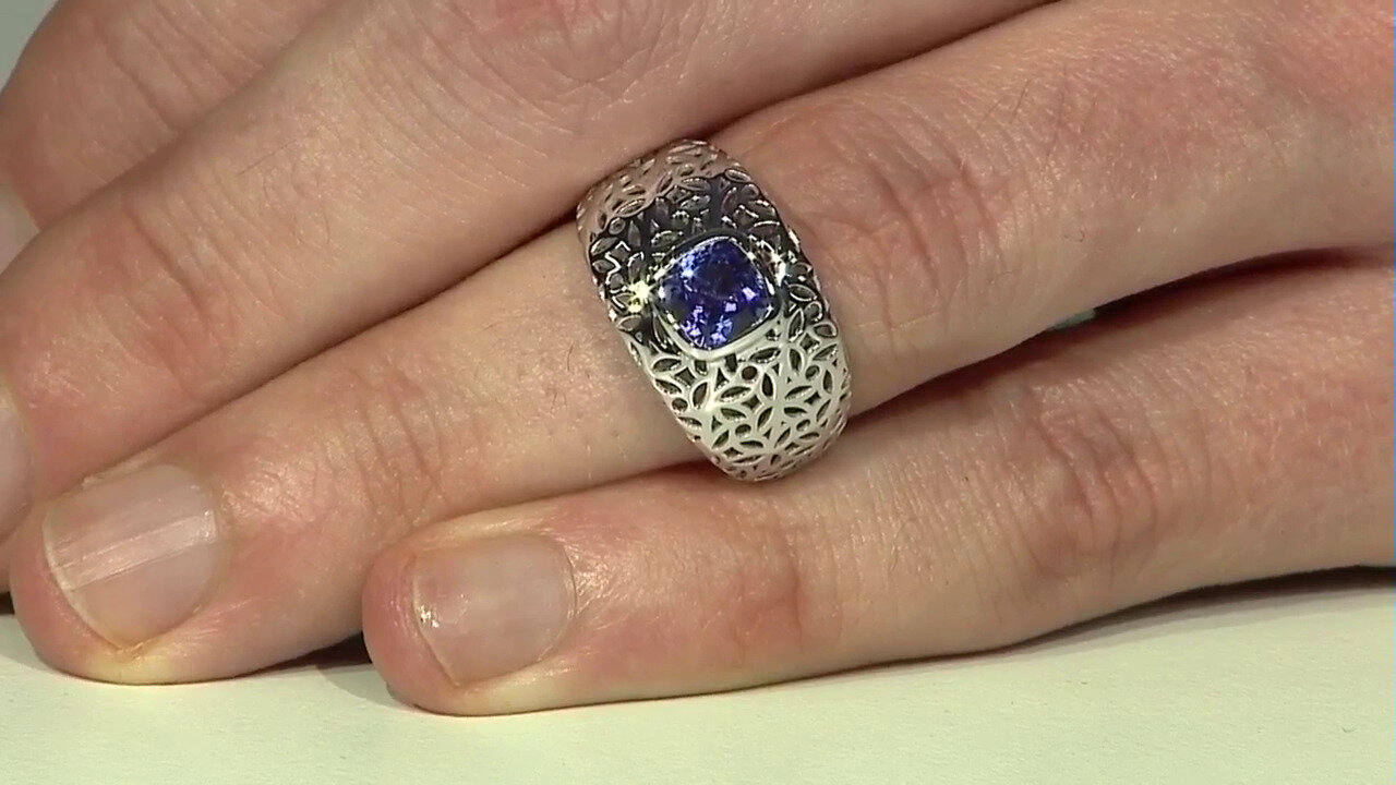 Video 9K AAA Tanzanite Gold Ring (Ornaments by de Melo)