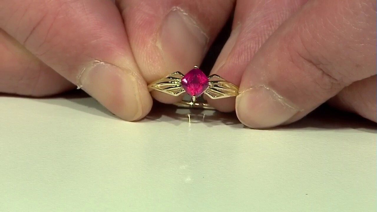 Video Gouden ring met een Madagaskar Robijn (Ornaments by de Melo)