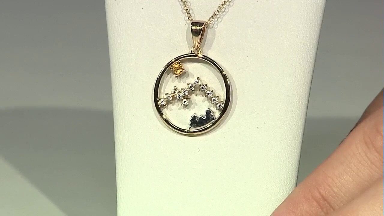 Video Citrine Silver Necklace