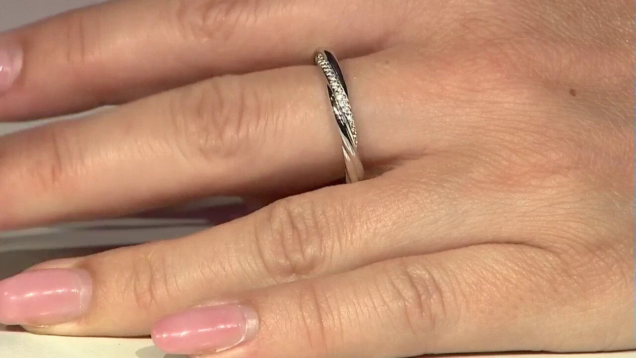 Video Bague en argent et Topaze blanche