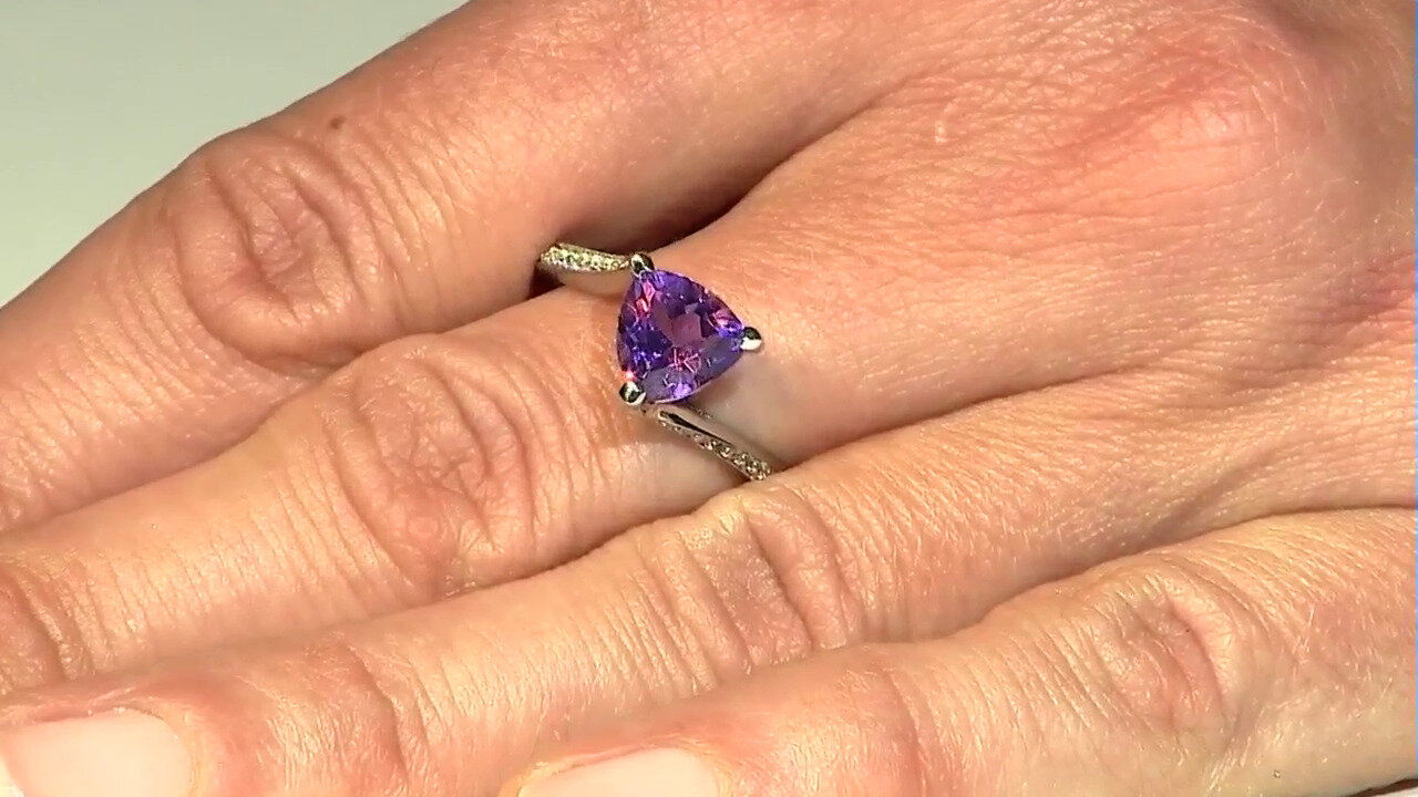 Video Moroccan Amethyst Silver Ring