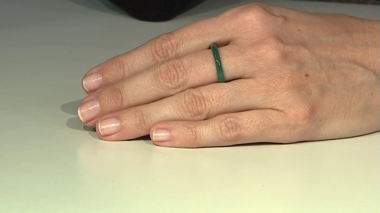 Video Green Agate Ring