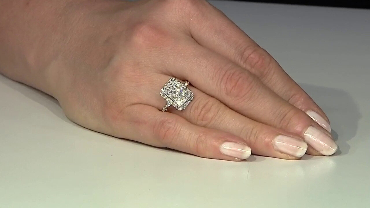 Video 14K I1 (I) Diamond Gold Ring (CIRARI)