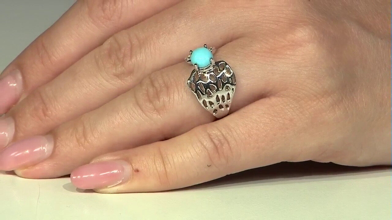 Video Sleeping Beauty Turquoise Silver Ring