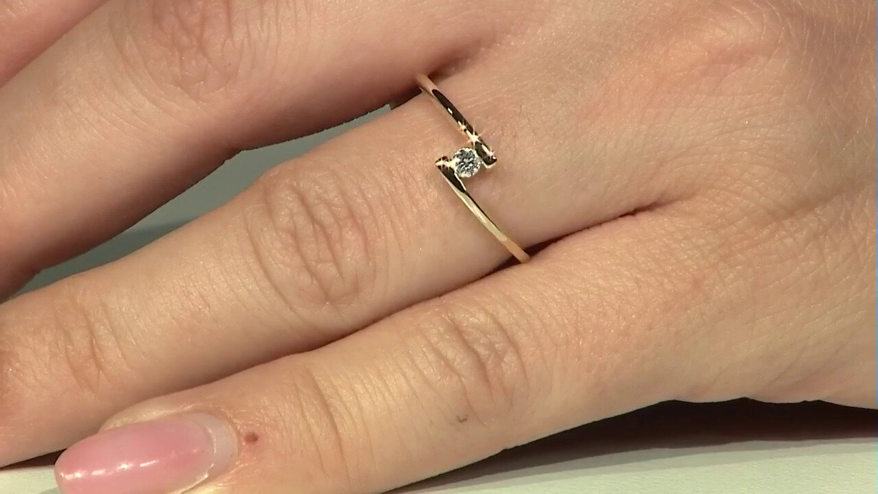 Video 9K Flawless (F) Diamond Gold Ring