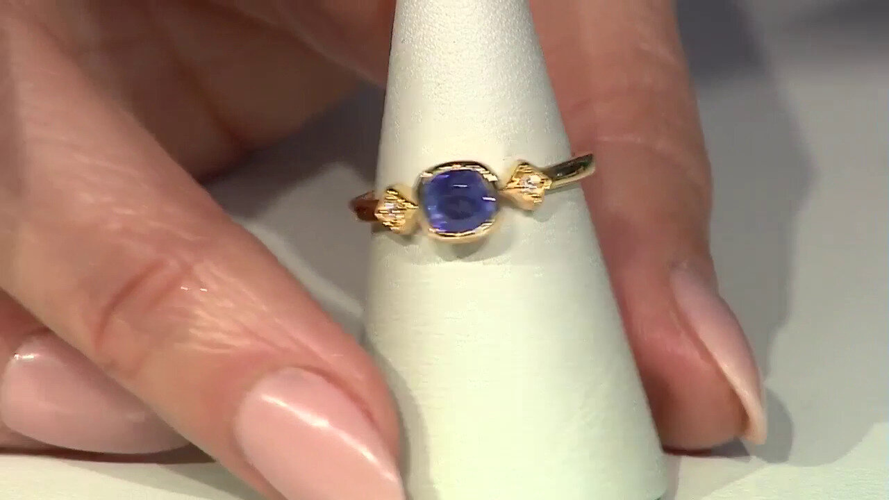 Video Tanzanite Silver Ring