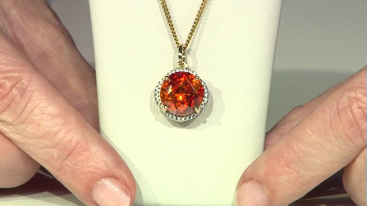 Video 9K Spanish Sphalerite Gold Pendant