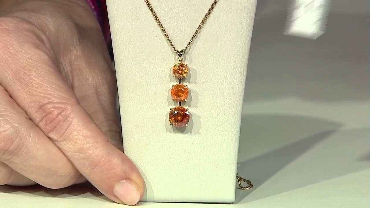 Video 9K Spanish Sphalerite Gold Pendant