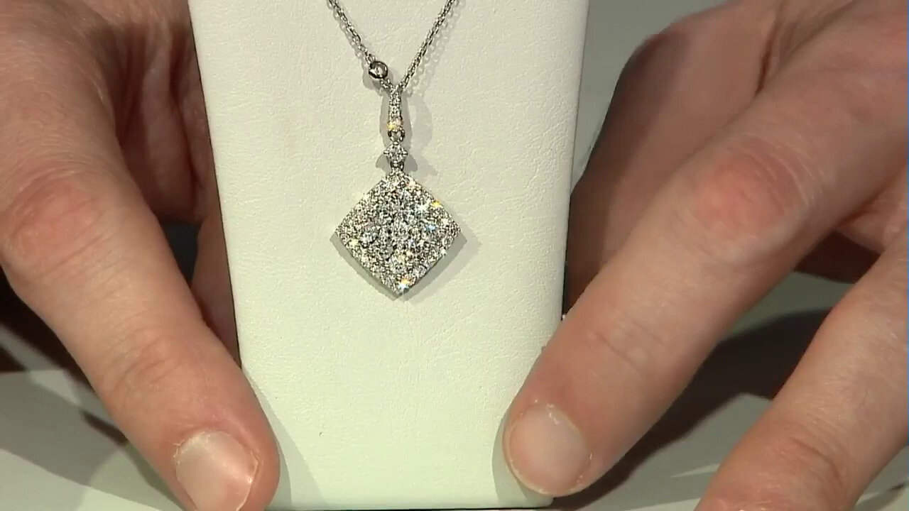 Video 14K I1 (H) Diamond Gold Necklace (CIRARI)