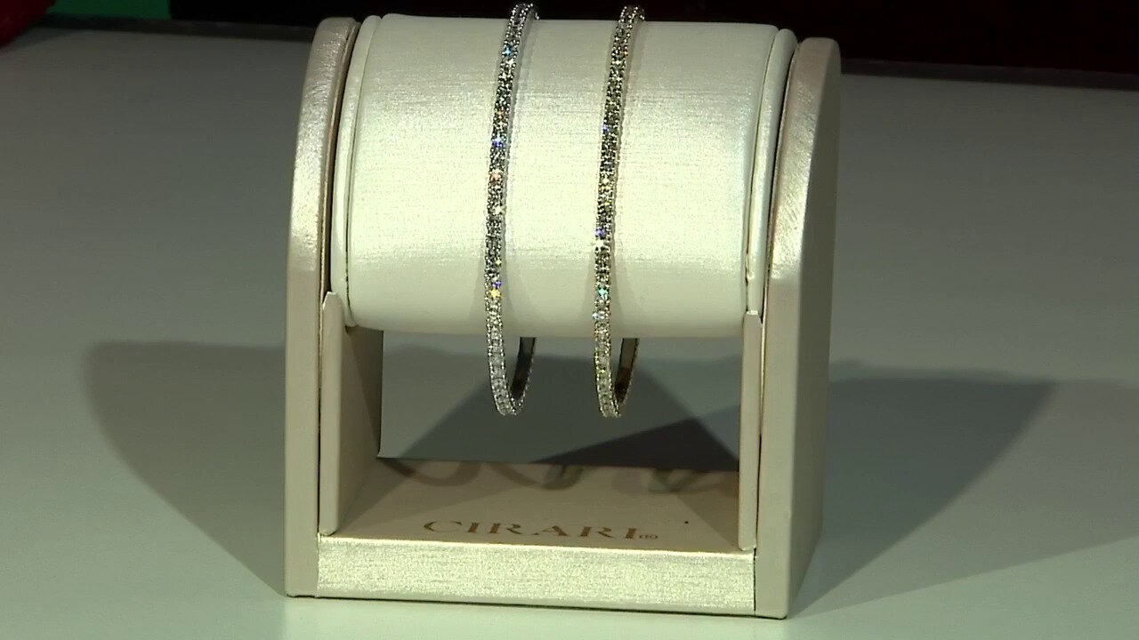 Video 14K SI1 (H) Diamond Gold Bangle (CIRARI)