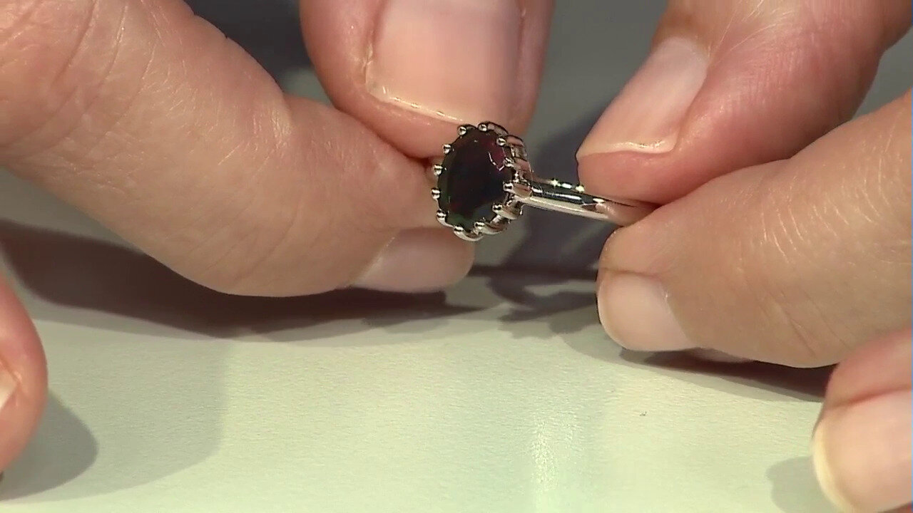 Video Mezezo Opal Silver Ring