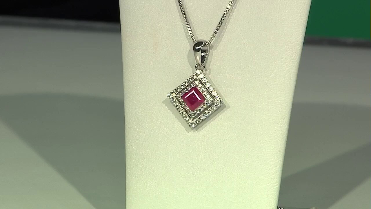 Video Madagascar Ruby Silver Pendant