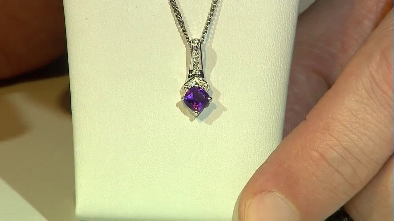 Video Moroccan Amethyst Silver Pendant