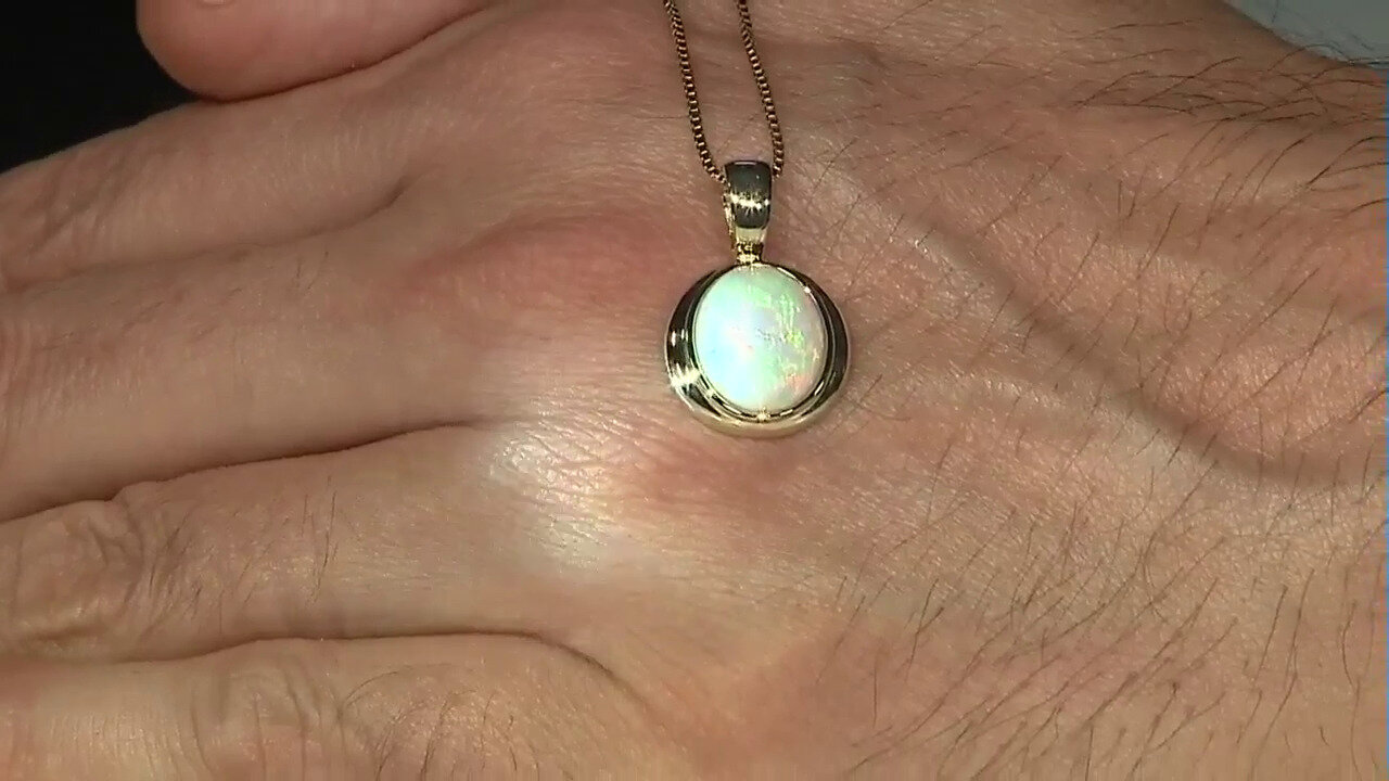 Video 9K AAA Welo Opal Gold Pendant (CUSTODANA)