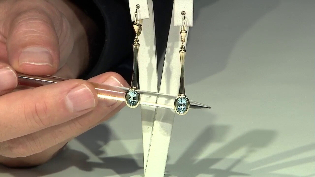 Video 9K Santa Maria Aquamarine Gold Ring (CUSTODANA)