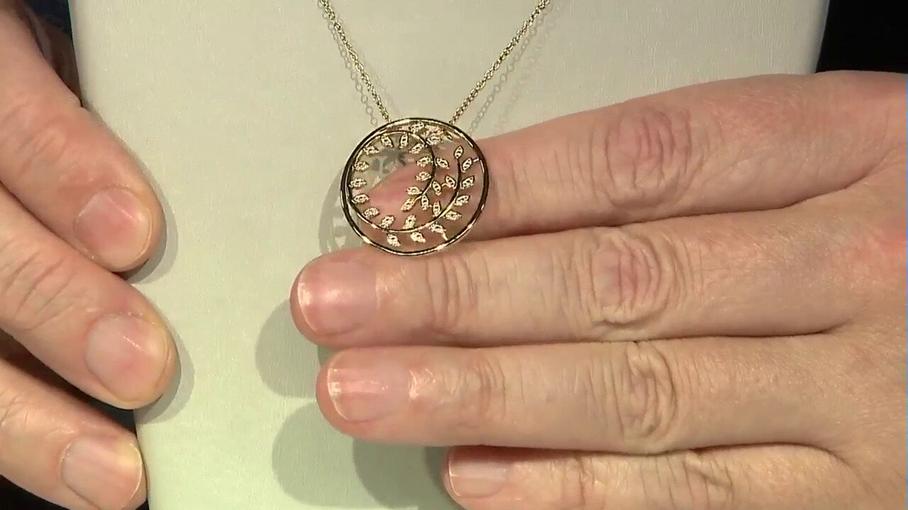 Video I3 (I) Diamond Silver Necklace