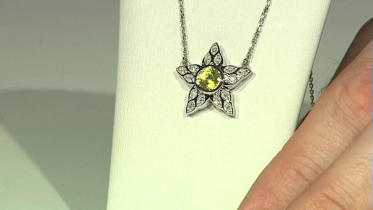 Video 14K Sphene Gold Necklace (de Melo)