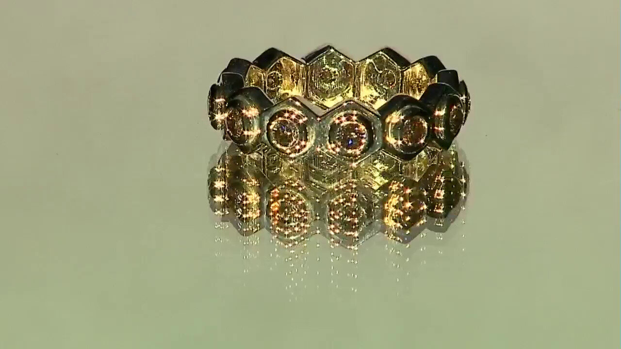 Video 9K Fancy Tourmaline Gold Ring (La Revelle)