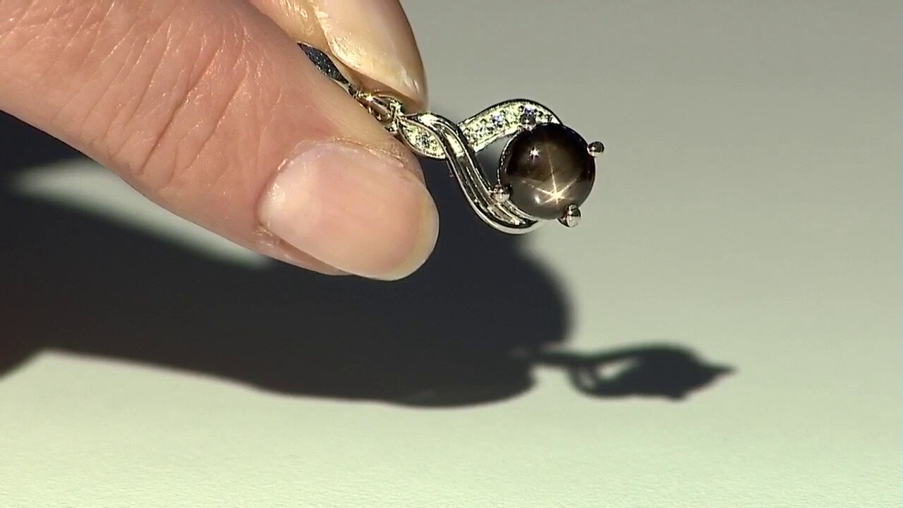 Video Bague en argent et Kyanite bleu pétrole