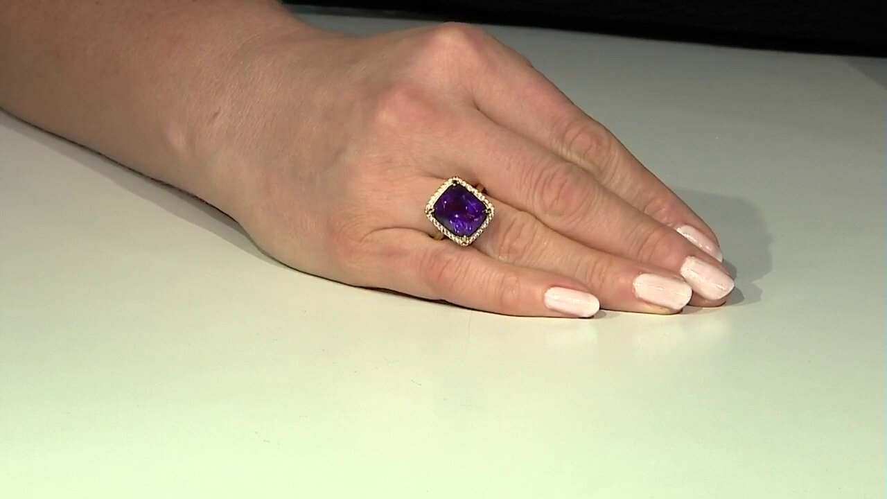 Video Moroccan Amethyst Silver Ring