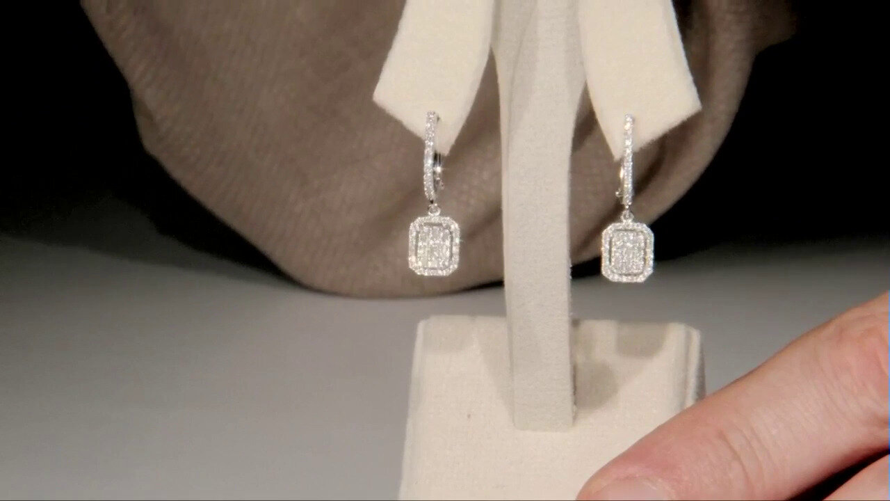 Video Boucles d'oreilles en or et Diamant SI1 (G) (Annette)