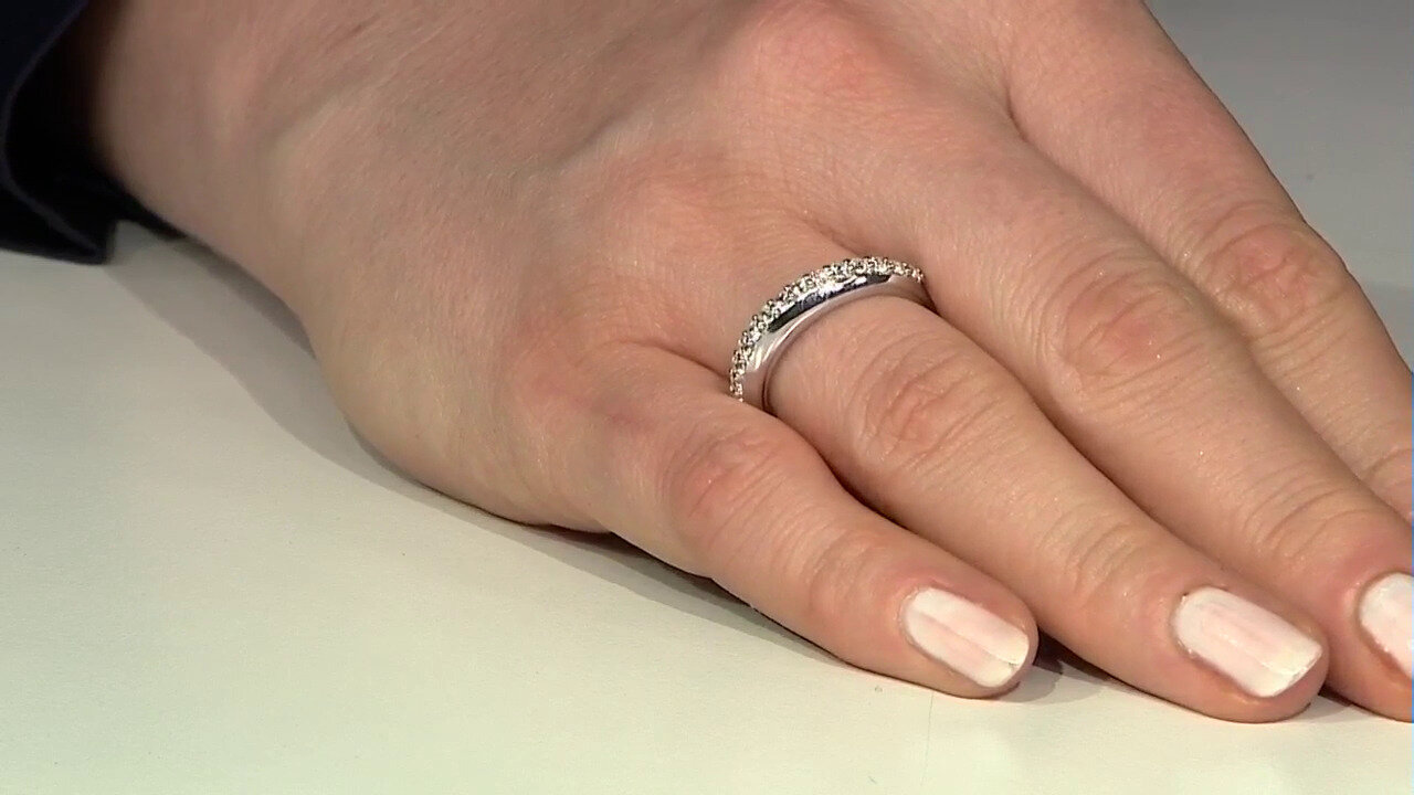 Video Bague en argent et Zircon