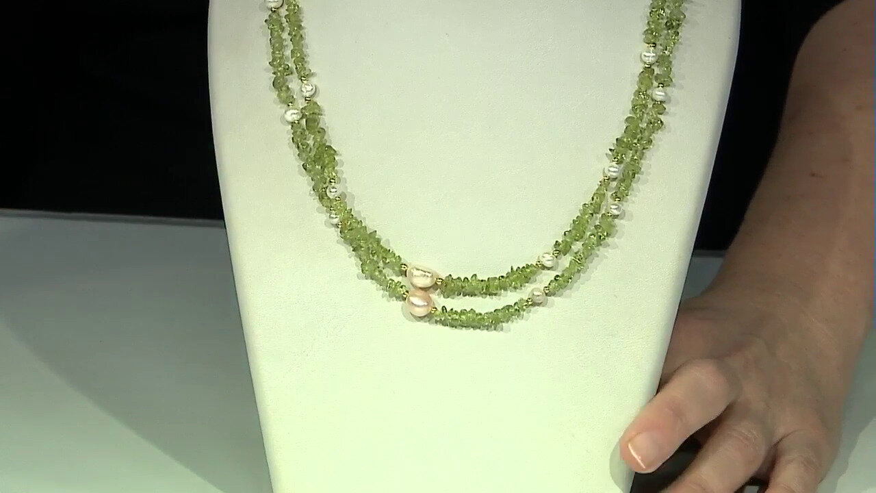 Video Peridot Silver Necklace