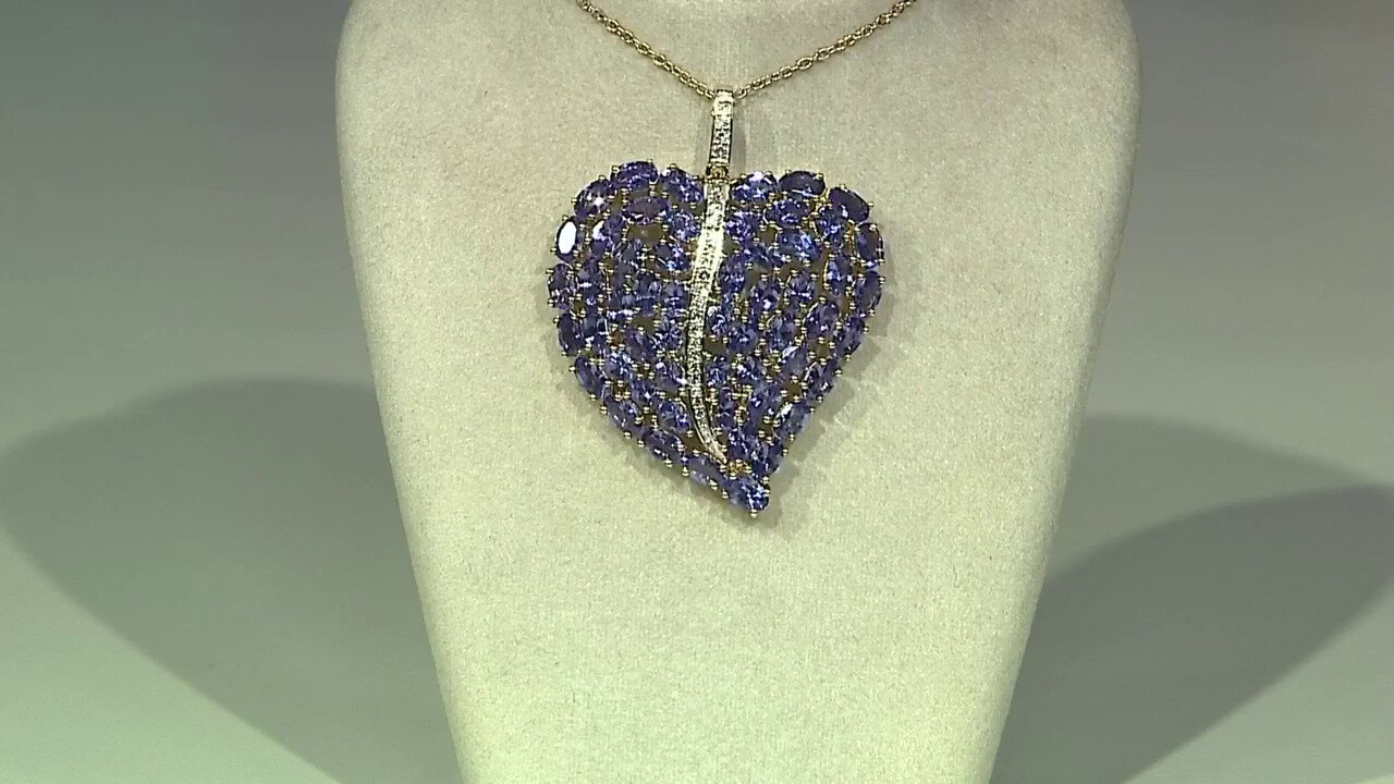 Video Collier en argent et Tanzanite