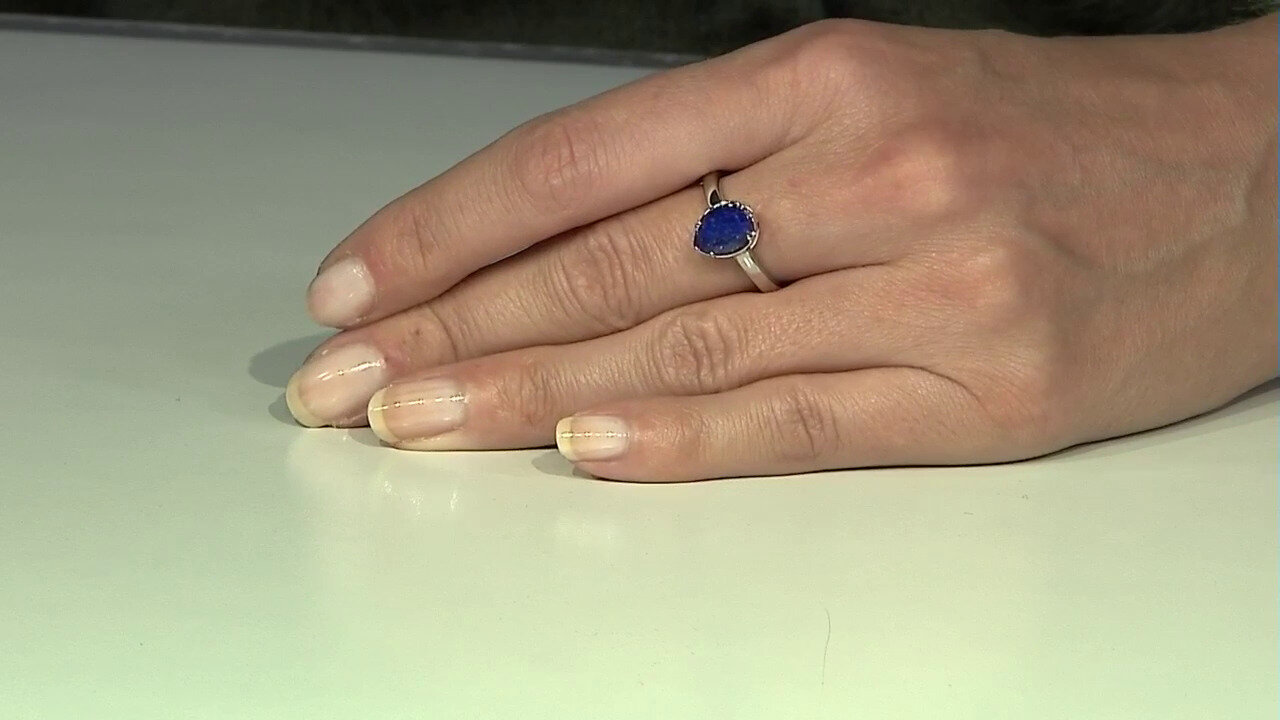 Video Lapis Lazuli Silver Ring