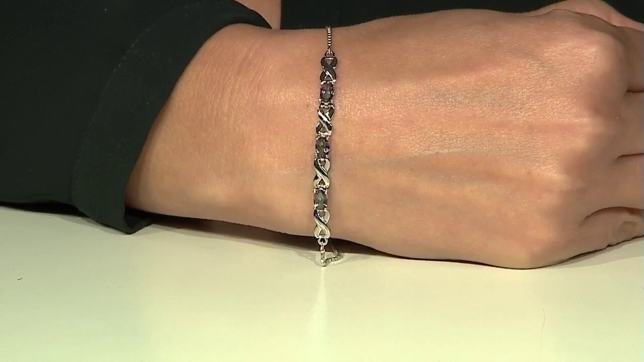 Video Mystic Quartz Silver Bracelet