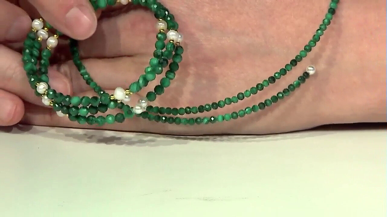 Video Malachite Steel Choker (Riya)