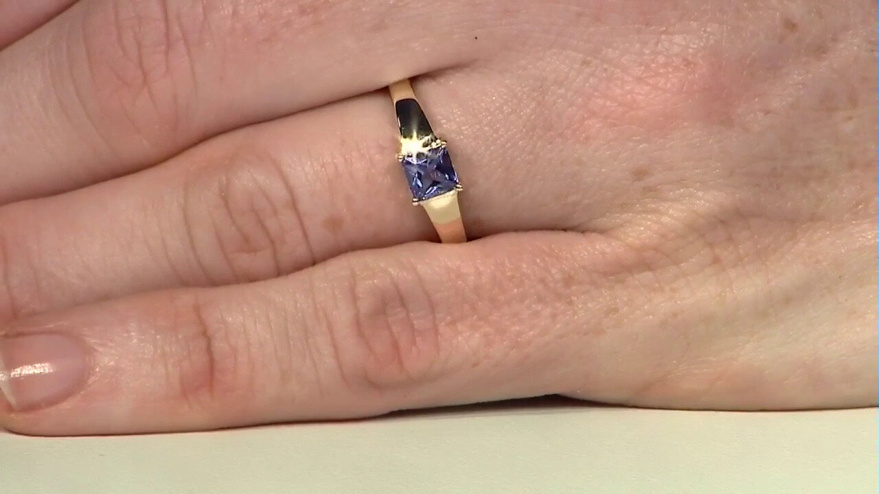 Video 9K Tanzanite Gold Ring