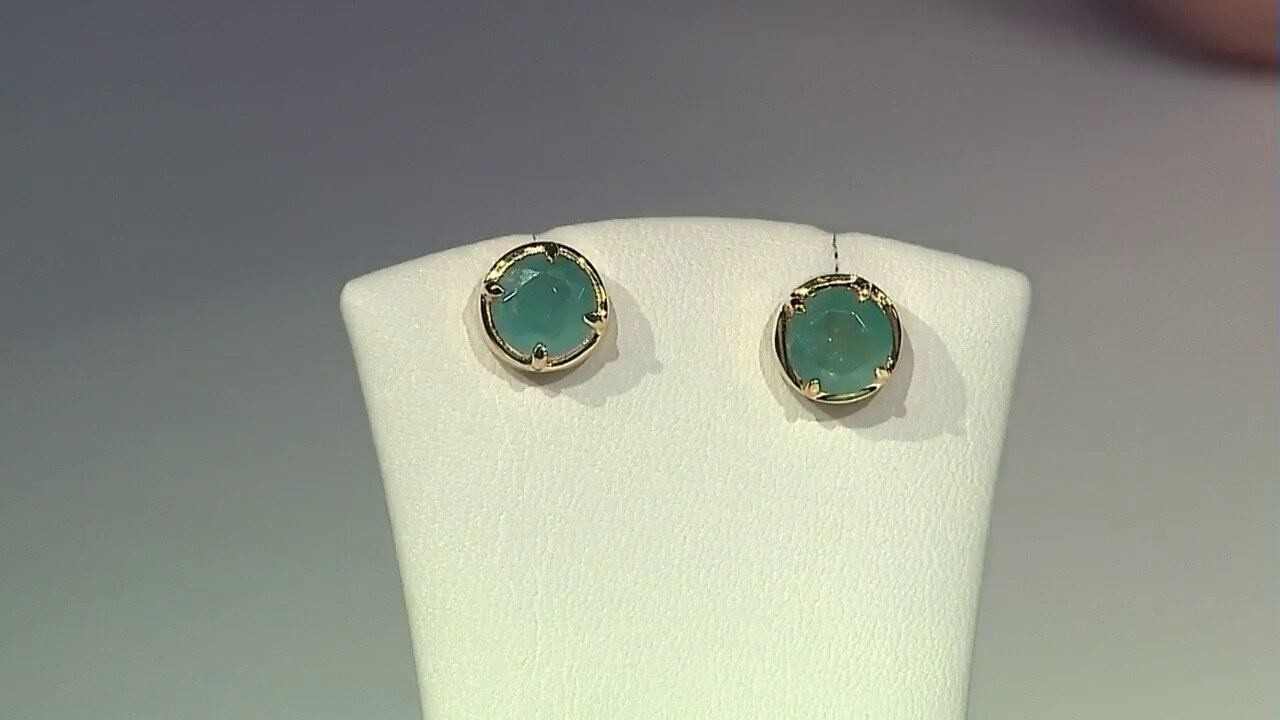 Video Grandidierite Silver Earrings