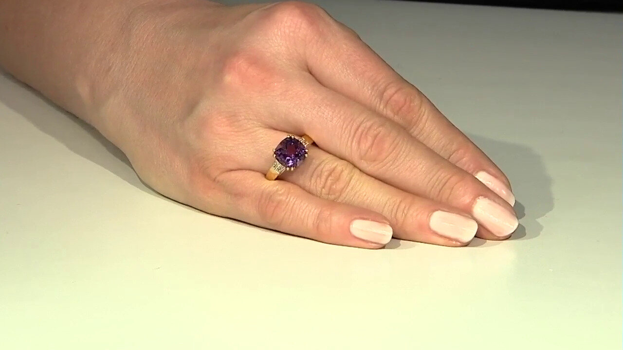 Video Moroccan Amethyst Silver Ring