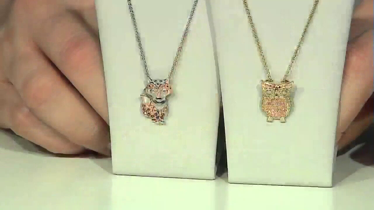 Video I2 (I) Diamond Silver Pendant