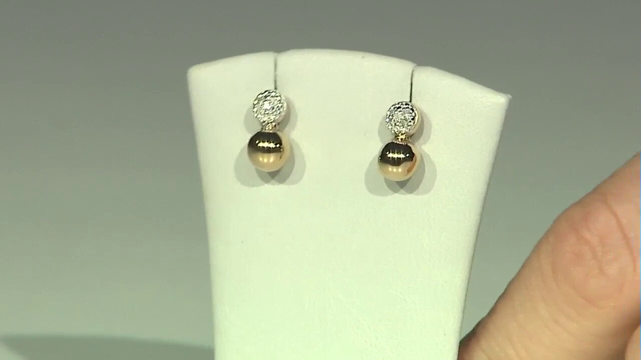 Video I3 (I) Diamond Silver Earrings